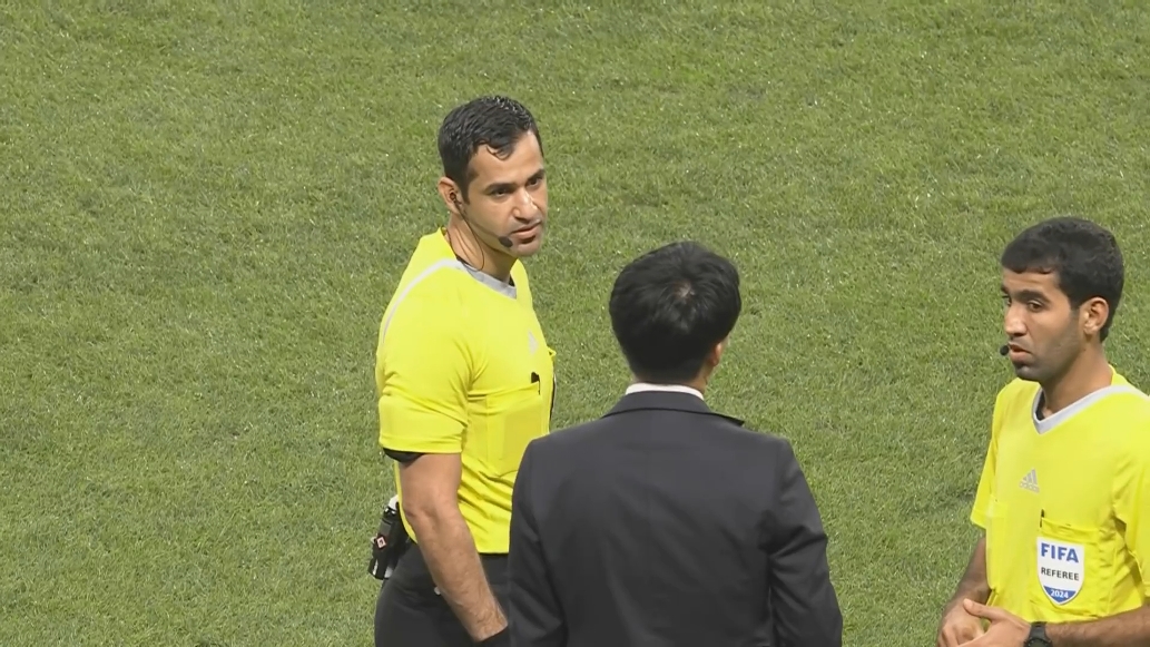  賈西姆執(zhí)法亞冠海港客戰(zhàn)神戶勝利船，此前主哨國足0-7日本