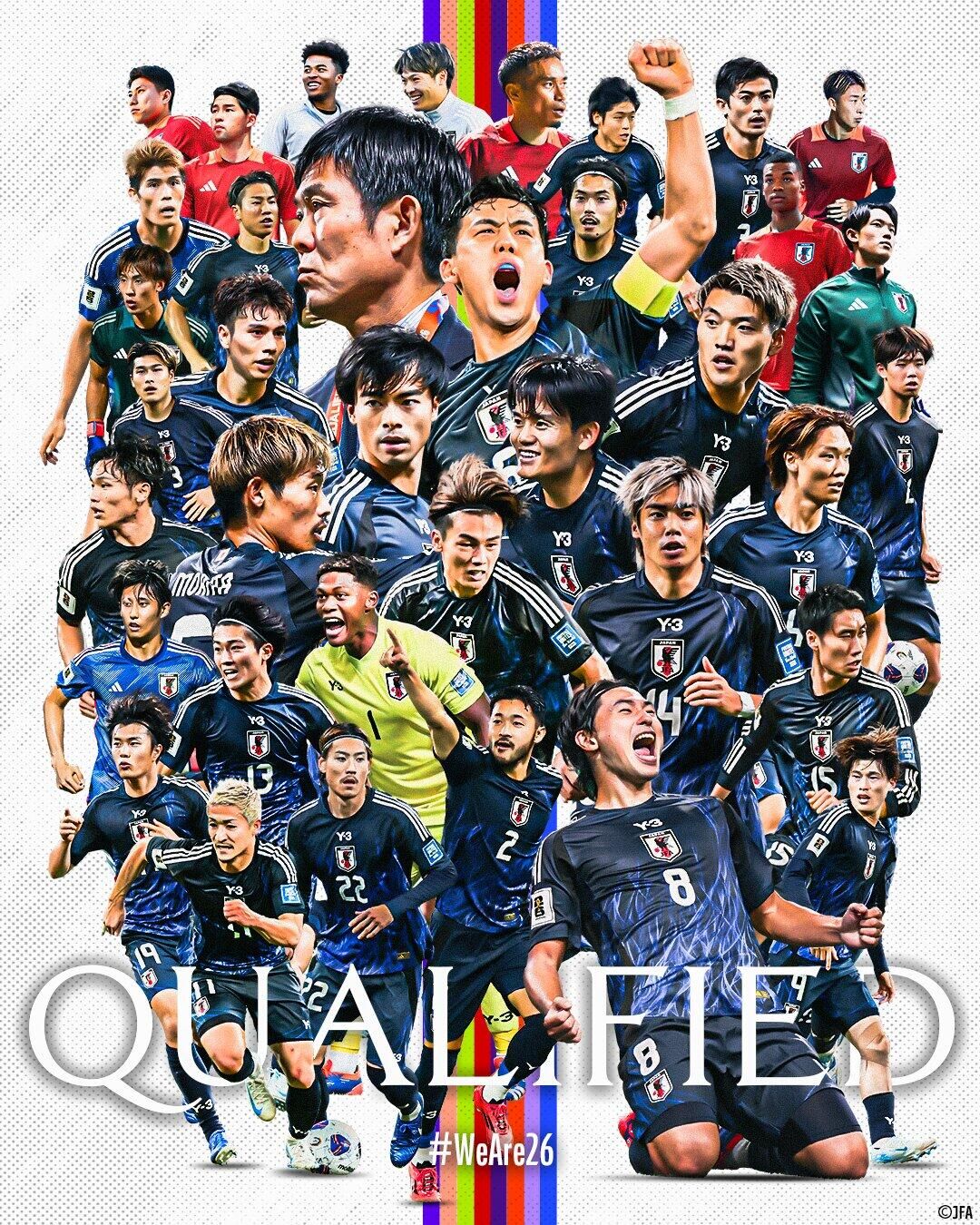  斷層領先！日本7輪6勝1平提前晉級世界杯，全球除東道主外首隊！
