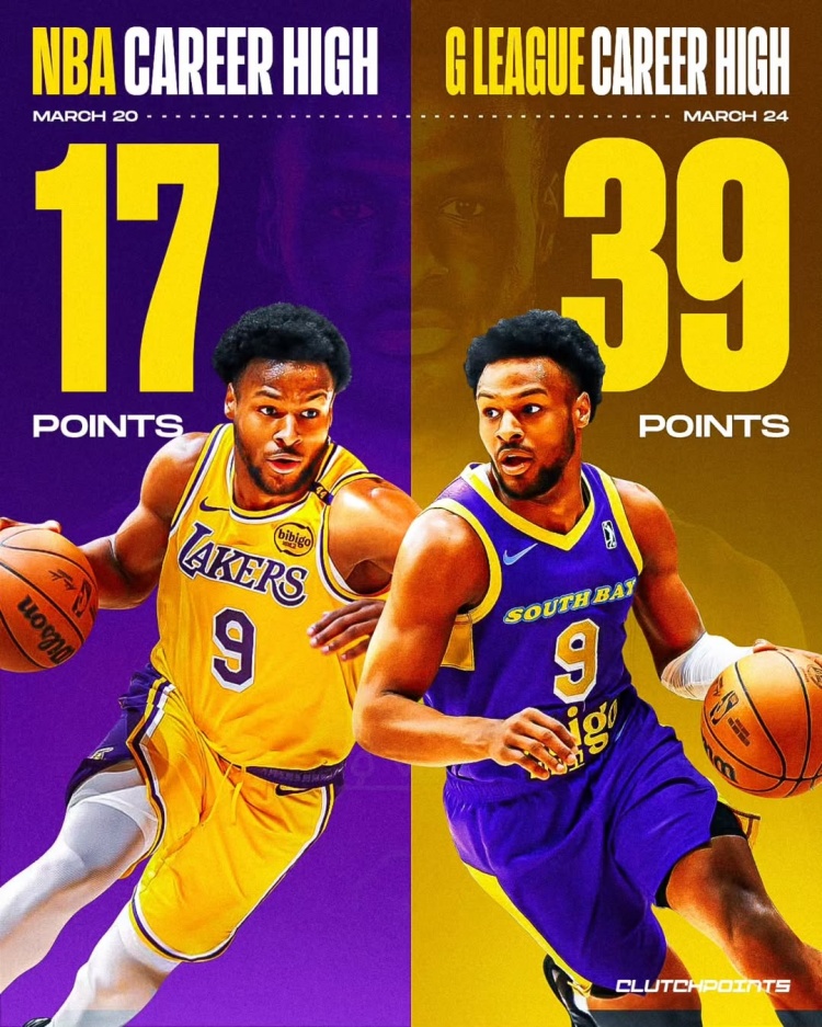  在進步！布朗尼一周內(nèi)先后創(chuàng)下個人NBA和G聯(lián)盟單場得分新紀錄
