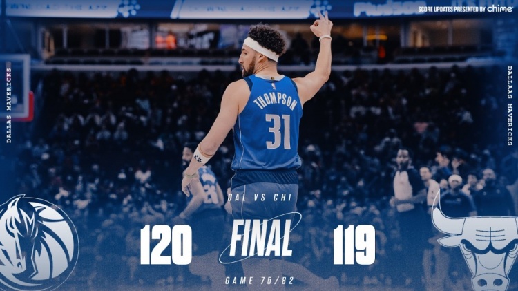  險勝公牛！獨行俠官方曬贏球海報 克萊成為封面人物