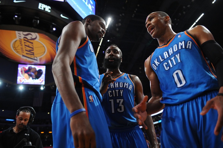  雷霆三少得分全部進(jìn)入歷史前20！他們是NBA歷史最大的如果嗎？