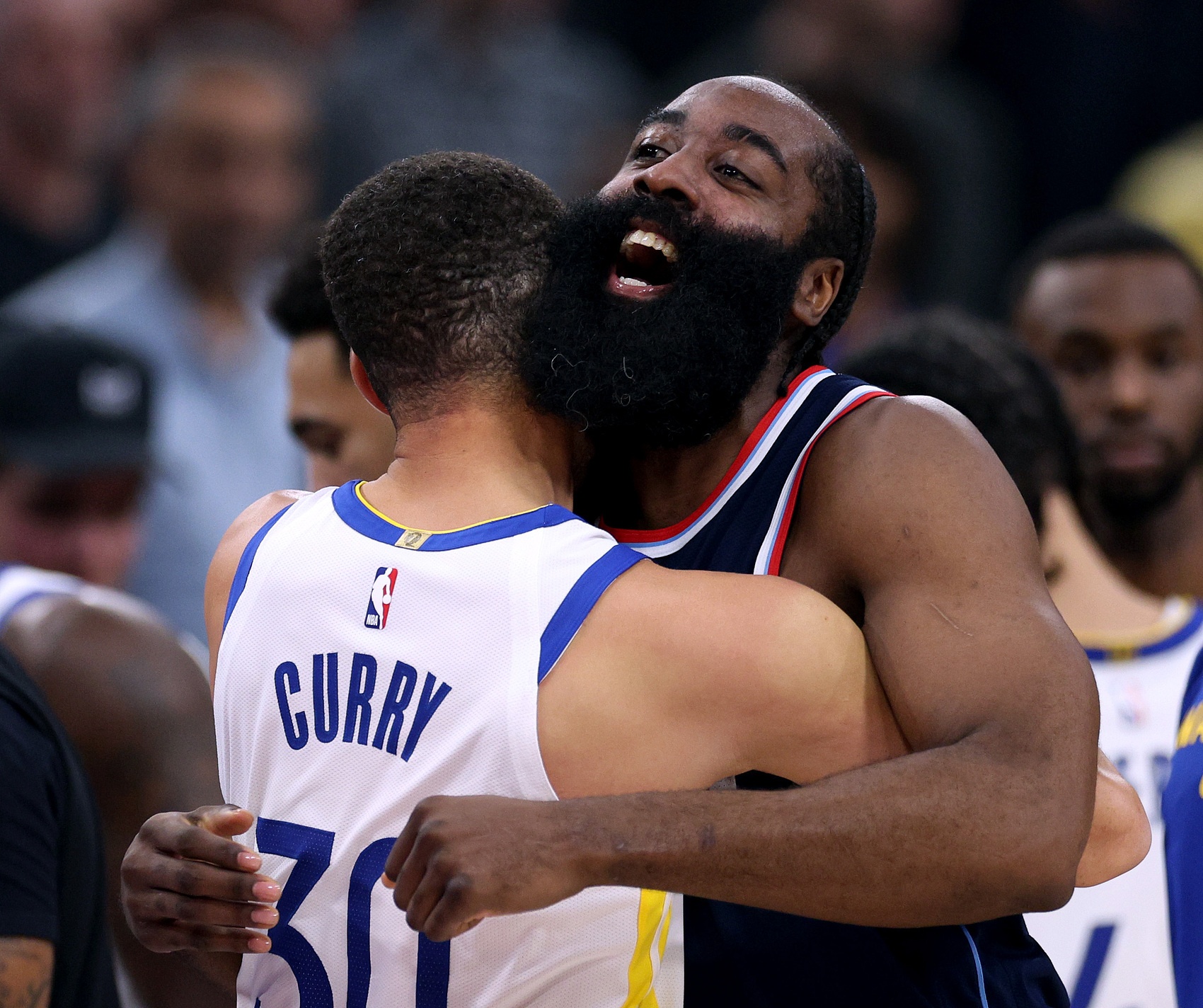  諸神黃昏！庫(kù)里哈登先后50+ NBA歷史首次兩名35歲以上球員轟50+！