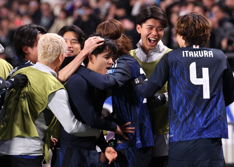  日本隊22名旅歐球員中15人來自五大聯(lián)賽，是22年3月出線時的兩倍