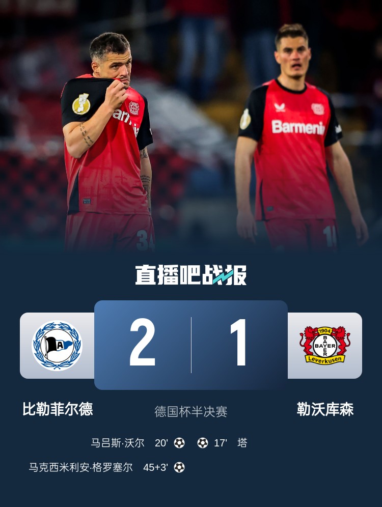  比勒菲爾德是史上第4支晉級德國杯決賽的德丙球隊(duì)，此前3隊(duì)未奪冠