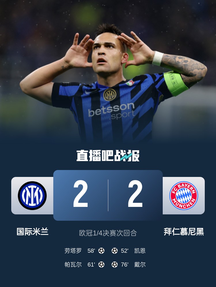  黑色3分鐘！拜仁3分鐘丟2球遭國(guó)米淘汰 去年3分鐘丟2球遭皇馬絕殺